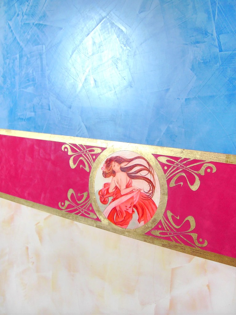 Alfons Mucha Wandmalerei