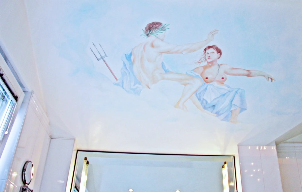 Wandmalerei Badezimmer